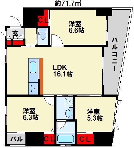 ヴェールヴァン田町 人気のカウンターキッチンです。