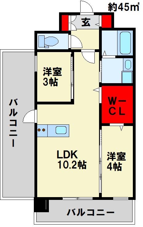 インクレイス門司 間取り