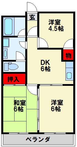 シャルム風 間取り図