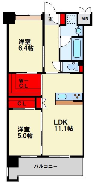 ウィングス西本町 間取り