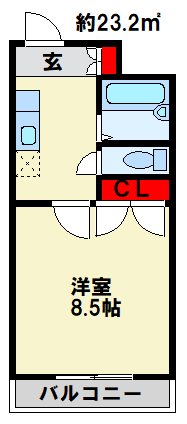 ウインズ浅香 間取り