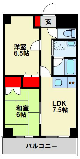 メゾンドプラムⅡ  間取り