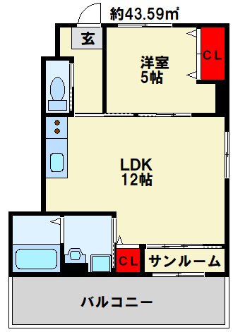 プランドール　リサ 間取り
