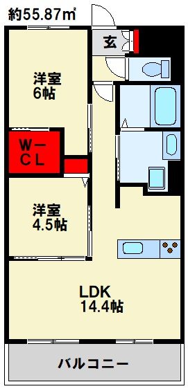フローリィ279 間取り