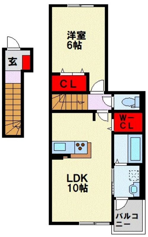 コンフォート・F 間取り
