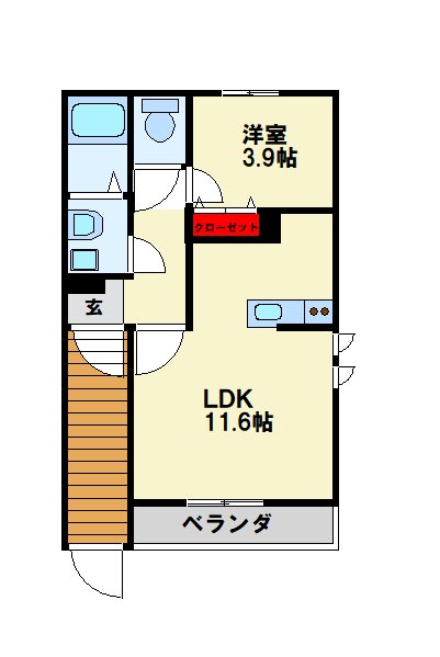 Autunno中原西Ⅱ 間取り