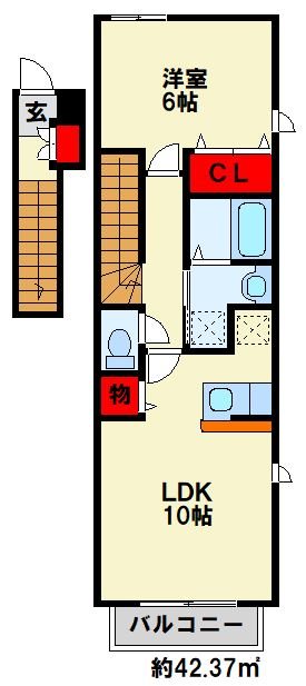 メゾン若園A 間取り