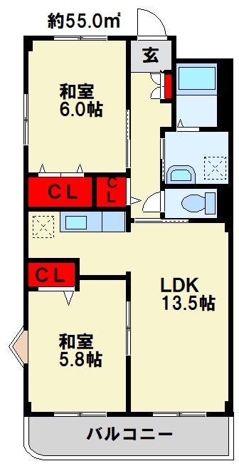 グランヴィクトワール 間取り