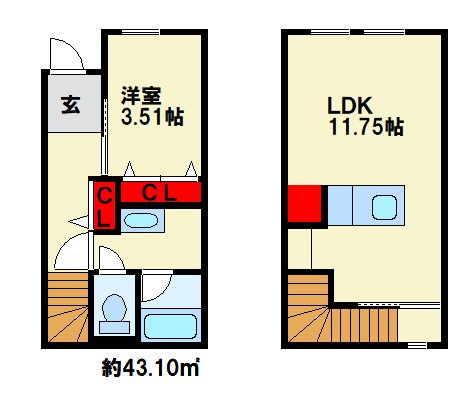 グラン若園 間取り