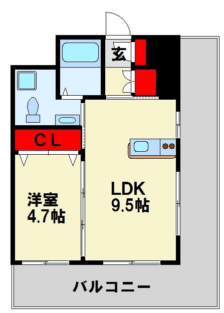 Basic B.L.D YAHATA 間取り