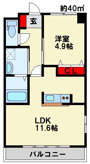 クリスタルガーデン Ⅱ 間取り図