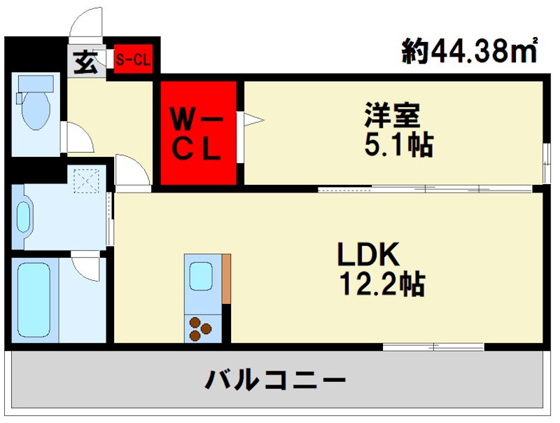 HABITAT YOSHINO 間取り