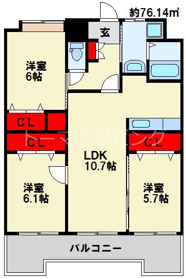 グランエスパシオ浅野 間取り