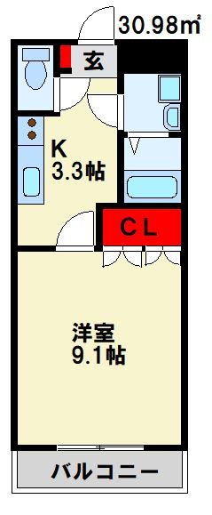 愛メゾン  間取り