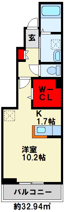 フレッシュリー　B棟  間取り
