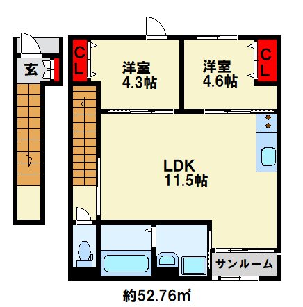 プランドール　リサ 間取り