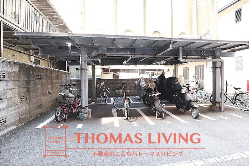 トーケン設計戸畑駅前Ⅱ 駐輪場。