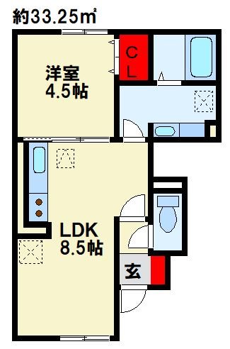 F・フィールド若園 間取り