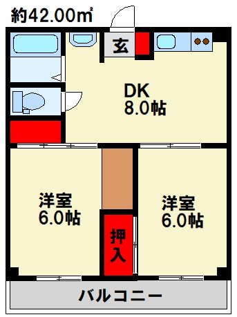 アリエス井堀 間取り
