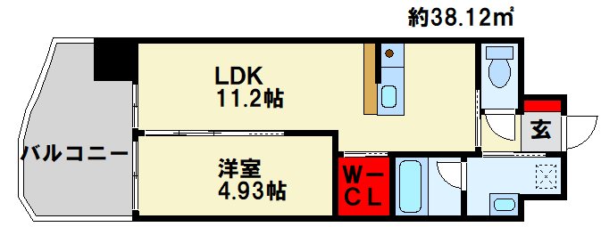 ラフィーネ上葛原   間取り