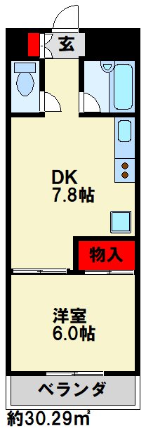 ヒットパークレジデンス三萩野 間取り