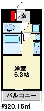 ベルガ中津口 間取り