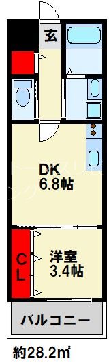 ギャラン竪町Neo 間取り