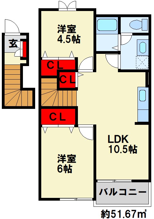 カーサ光Ｂ 間取り