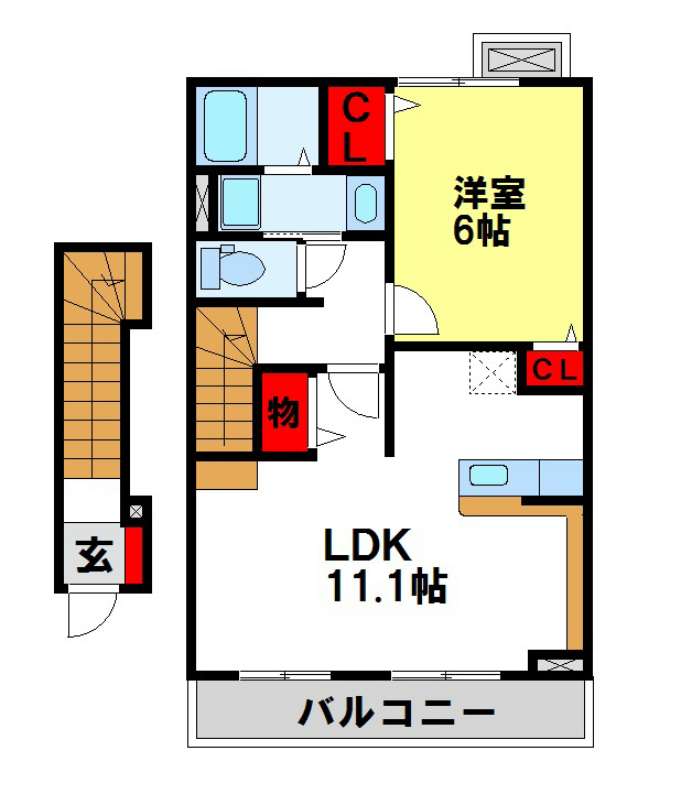 サニーハウス弐番館 間取り図