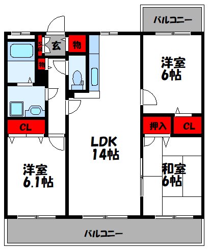 ネオパレス長者原 粕屋町でお部屋を探される際は、トーマスリビング粕屋店へお気軽にご相談ください。