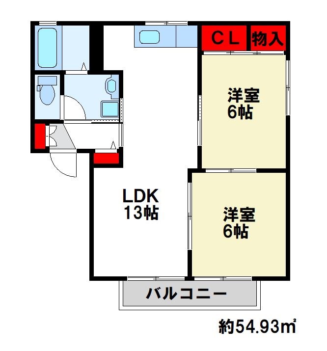 アネックス都府楼 間取り図　※現状優先