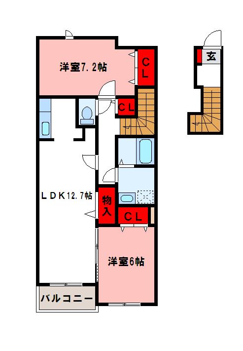 Sweet Garden D 間取り