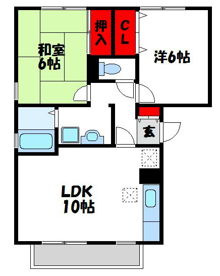 エスポアール18　B棟 古賀市・新宮町・福津市でお部屋を探される際は、トーマスリビングへお気軽にご相談ください。
