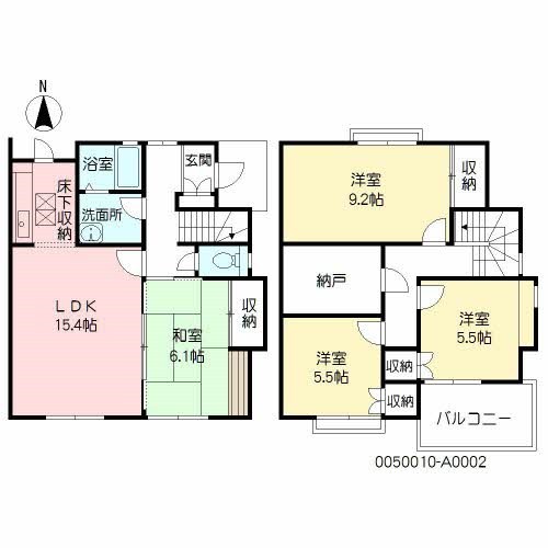 ヒルズ茶山 間取り