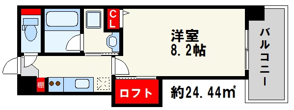 アクタス六本松アネックス 間取り