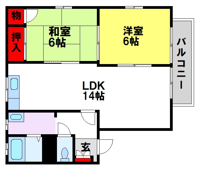 グリーンコートI 間取図