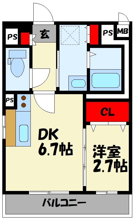 カサグランデ川津 間取り