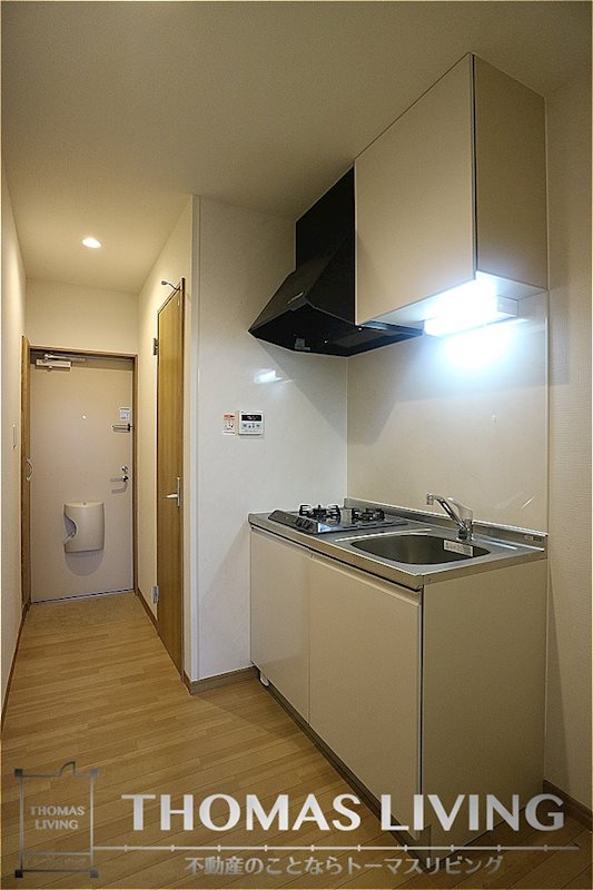 エルヴィータ九工大前 嬉しい2口コンロ付きです。
