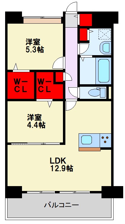 エルグランド博多 間取り