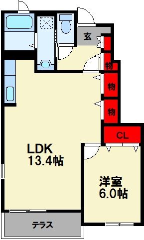 サンリットフィオーレ B 間取り