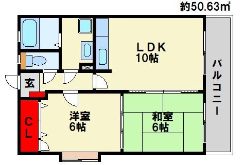 クレールマノワール 間取図