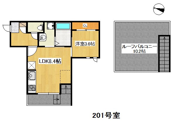 Grandtic Giglio 西新 間取り