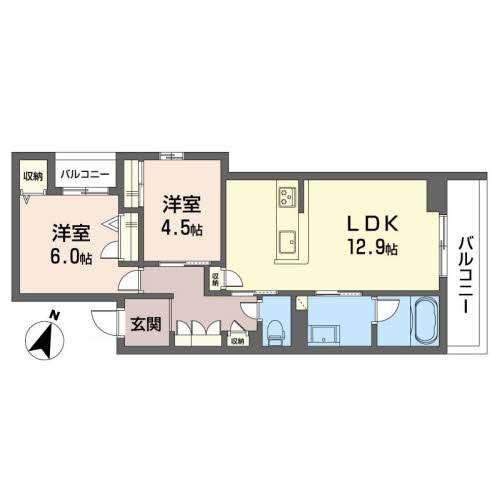 Greenage 間取り