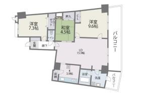 福岡県福岡市東区香椎照葉３丁目2-2 間取り図