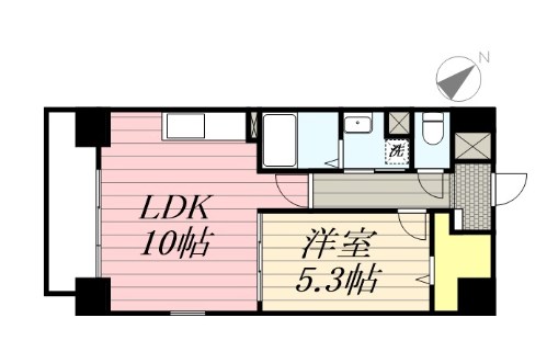 ソレイユ中央 間取り