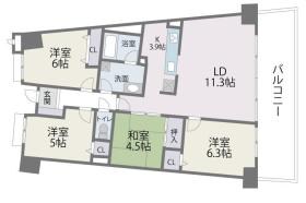 福岡県福岡市東区香椎照葉３丁目2-2 間取り図