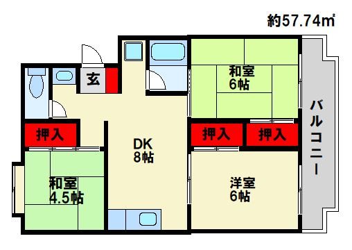ＫＹビル 間取り　※現状優先
