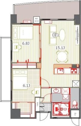 アントゥール薬院 間取り