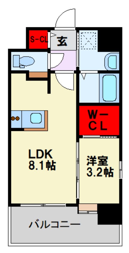 アルティザ博多ミッドシティ 間取り