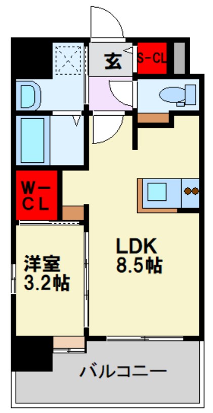 アルティザ博多ミッドシティ 間取り